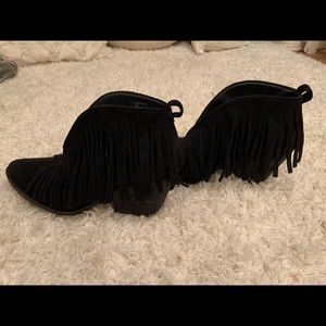 Free People brand fringe bootie - Size 7